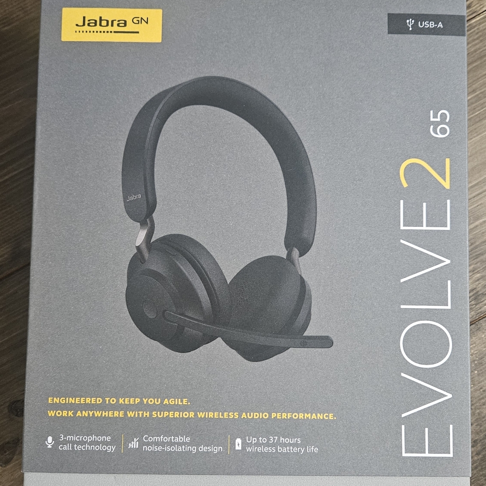 Jabra Evolve2 65 Wireless Headset - Black